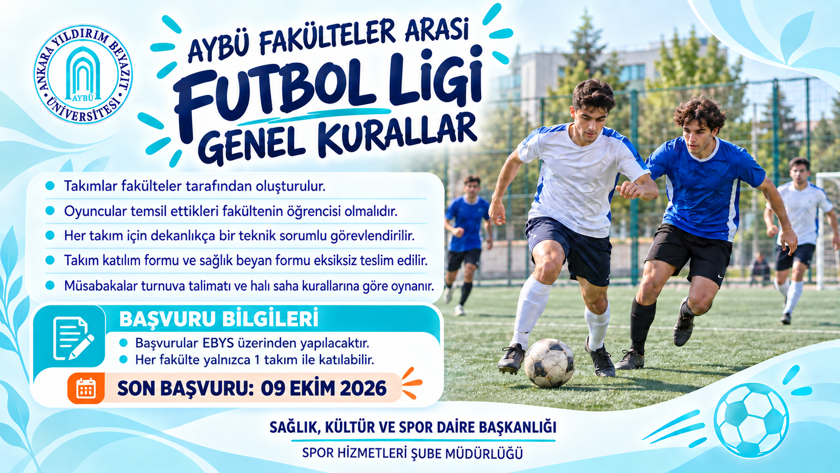 aybu futbol ligi web afis