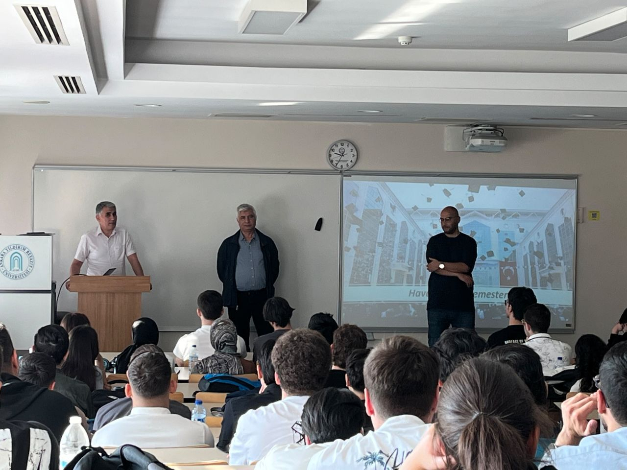 We came together with our first-year students for an orientation session 