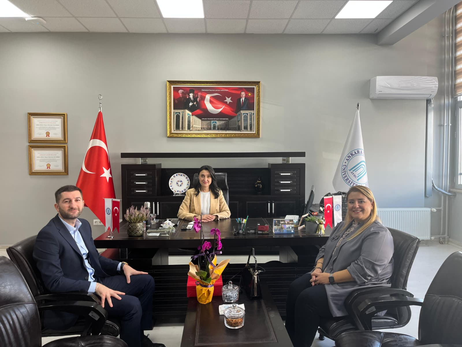 Tıp Fakültesi Dekanlığına Hayırlı Olsun Ziyareti 