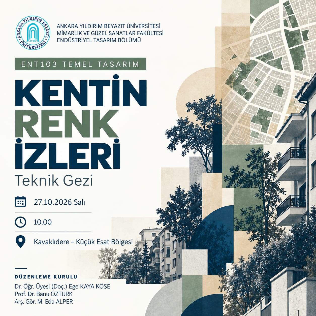 Kentin Renk İzleri Teknik Gezisi afişi