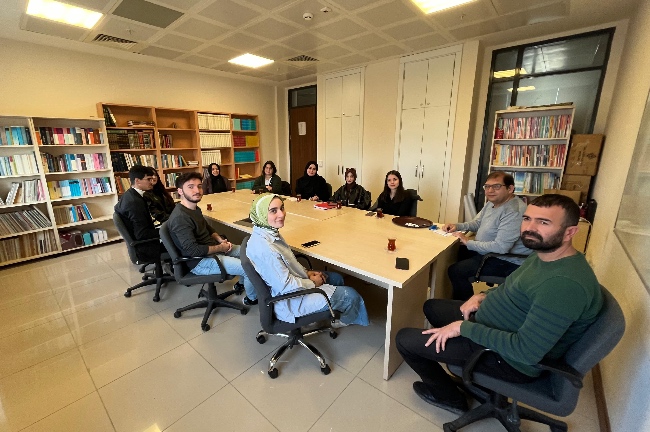 Photo from the meeting where our Department Vice Chairs and Student Representatives gathered.