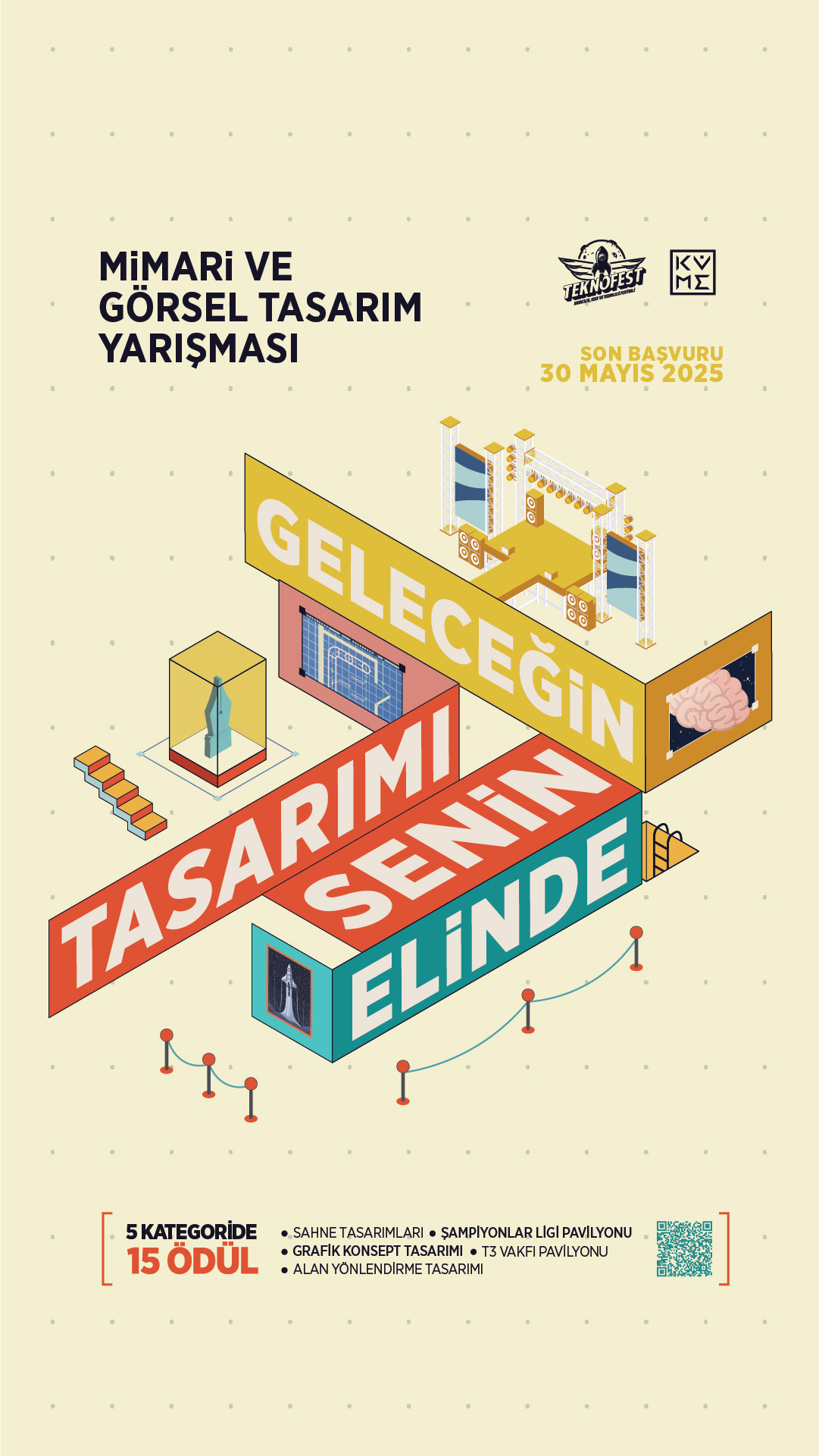 Teknofest Mimari ve Görsel Tasarım Posteri