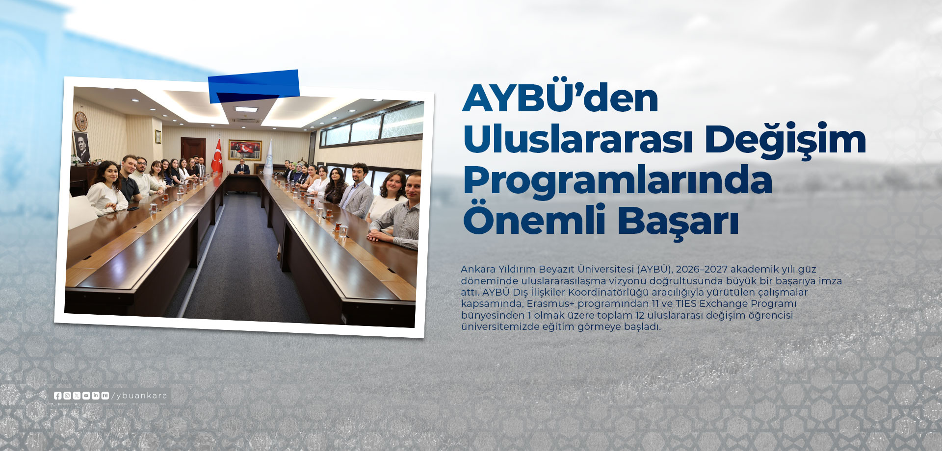 uluslararası değişim programı