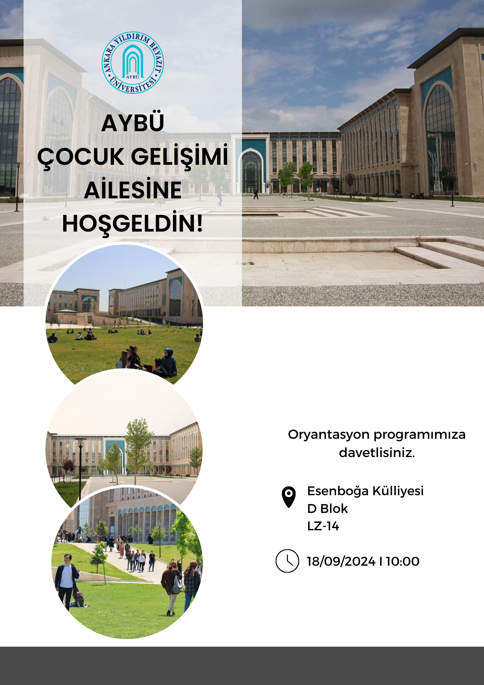 Oryantasyon Programı Afişi