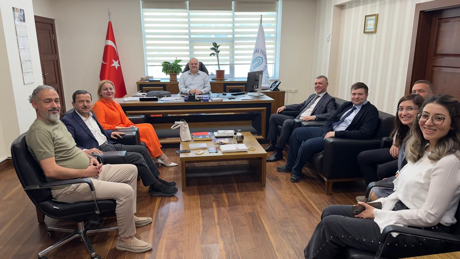 Ulusal Nükleer Araştırmalar Üniversitesi ile fakültemiz öğretim elemanları fotoğrafı