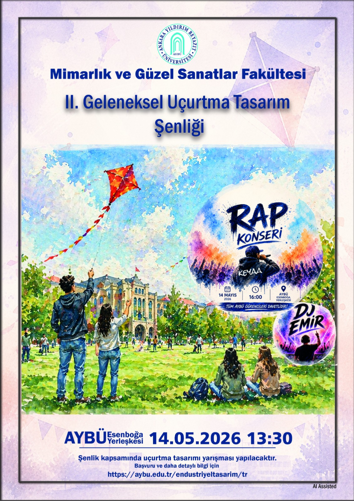 Uçurtma tasarım şenliği tanıtıcı görsel