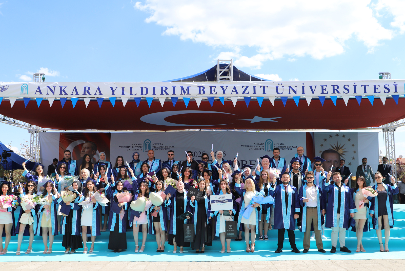all graduated students and the faculty members