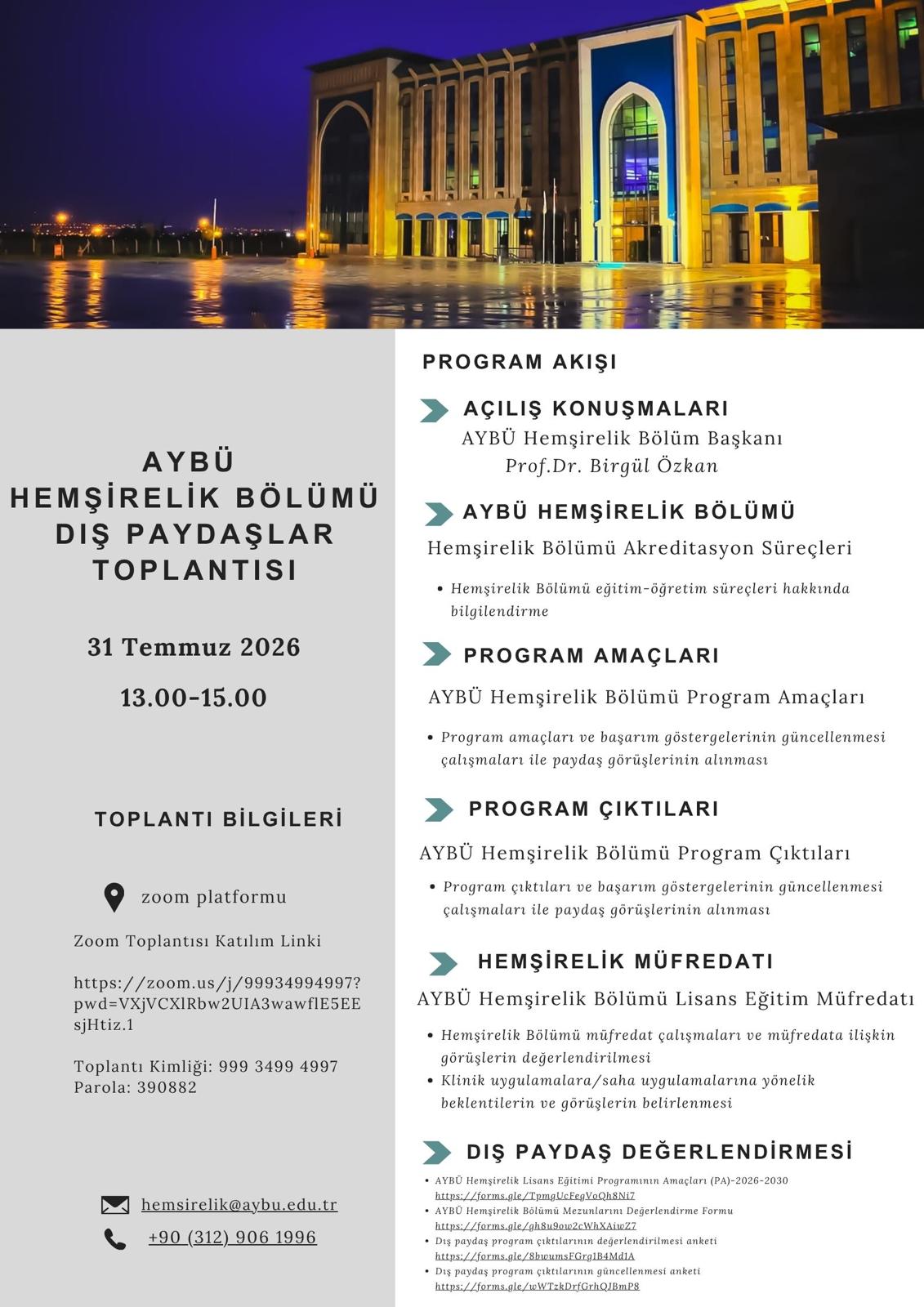 Toplantı afişi