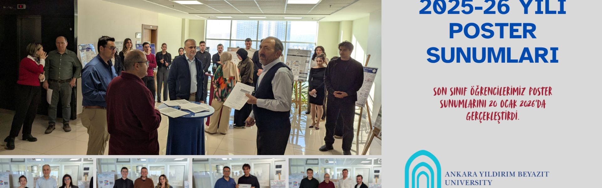 Son sınıf öğrencilerimiz poster sunumlarını 20 Ocak 2026'da gerçekleşti.