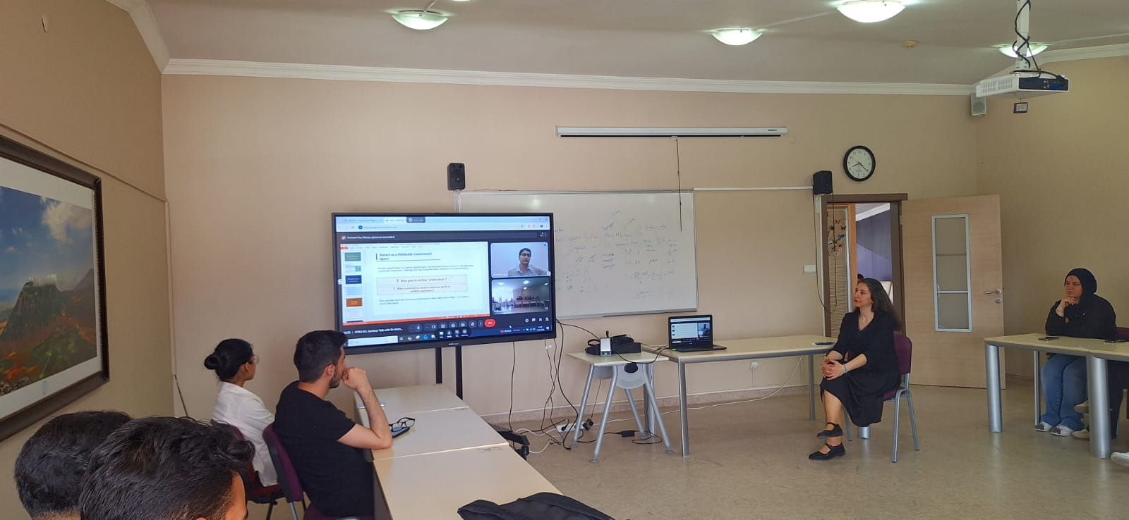 Doç.Dr. Kübra Baysal seminerden fotoğrafı