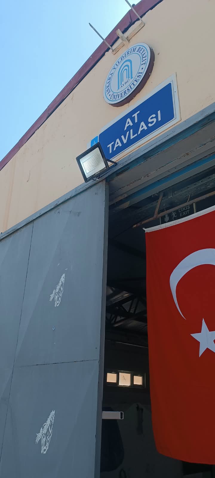 Merkezimiz At Ahırına Aydınlatmalarımız Takıldı