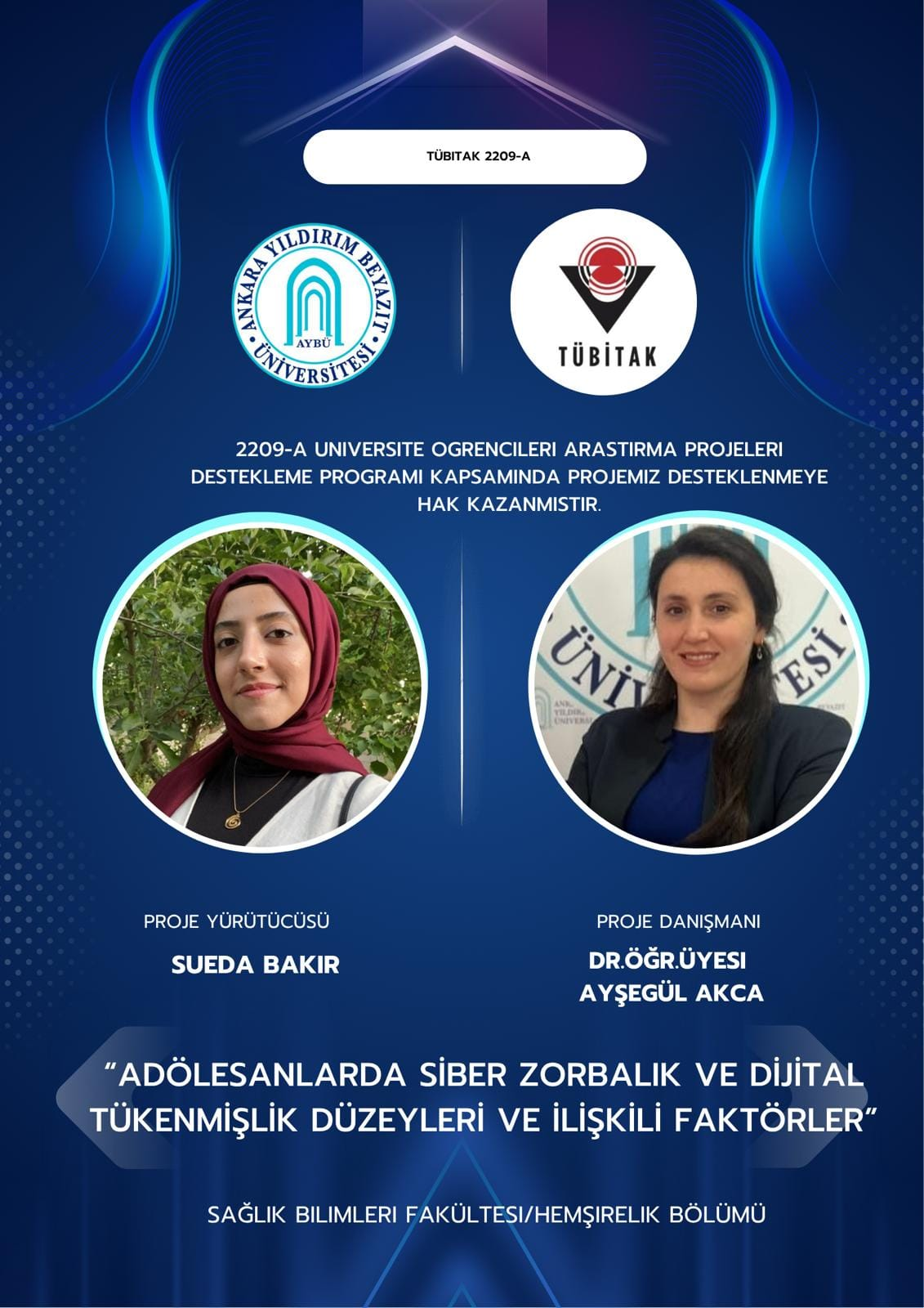 ÖĞRENCİMİZ TÜBİTAK 2209-A PROJESİ KAPSAMINDA DESTEKLENMEYE HAK KAZANMIŞTIR.