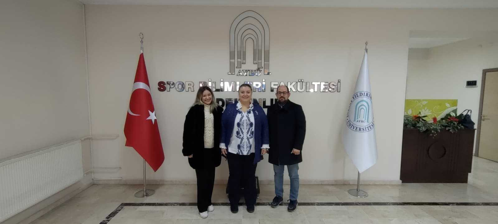 Türkiye Basketbol Federasyonu Ankara İl Temsilcisi Dekanlığımıza ziyarette bulundular.