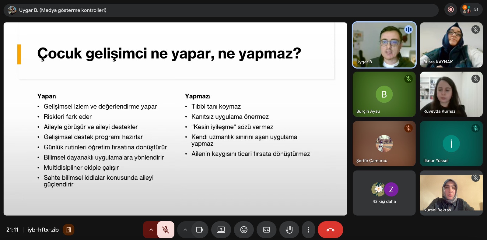 Özel Eğitim Seminerleri'nin ikincisine ait fotoğraf