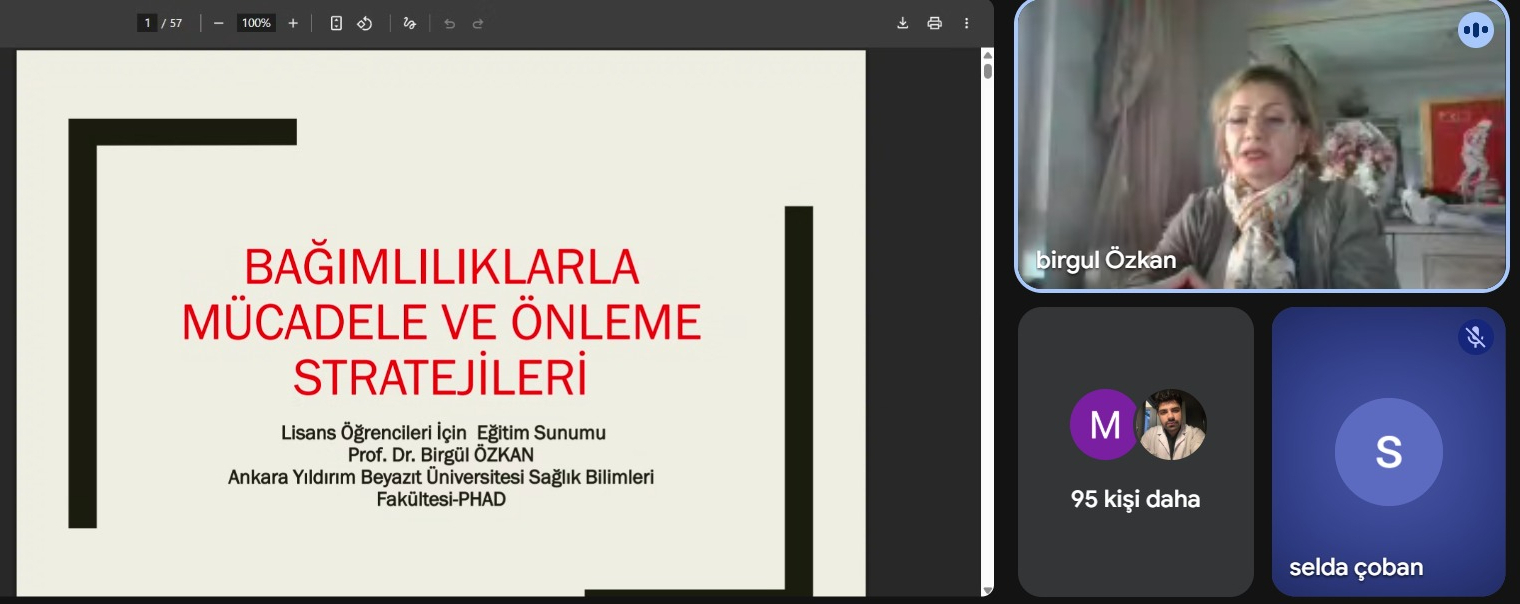 Bağımlılıklarla Mücadele ve Önleme Stratejileri Sunum Ekran Görüntüsü
