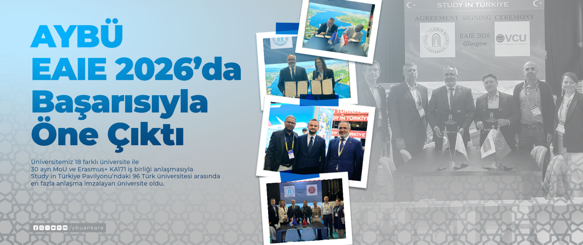 AYBÜ EAIE 2026'da Başarısıyla Öne Çıktı
