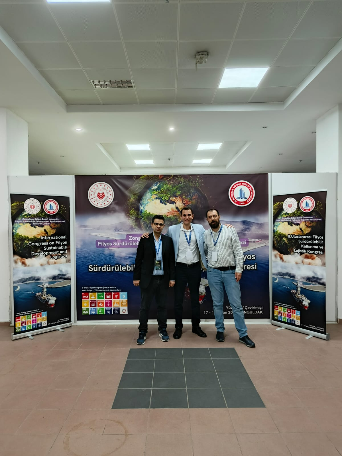 Uluslararası kongreye katılan bölüm hocamız