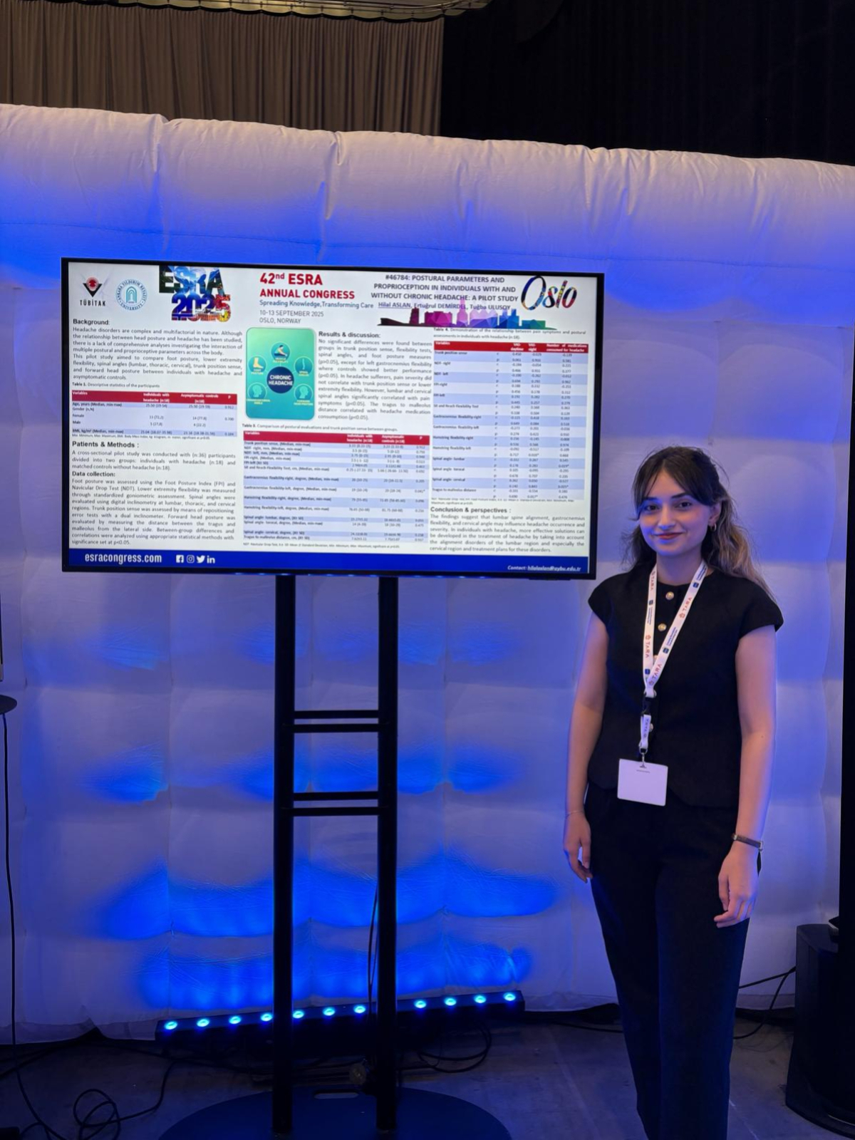 Anestezi ve Ağrı Derneği Kongresi Poster Sunum Fotoğrafı 