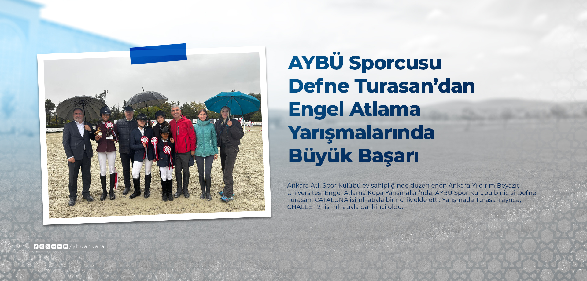 Engel Atlama Yarışmalarında Büyük Başarı