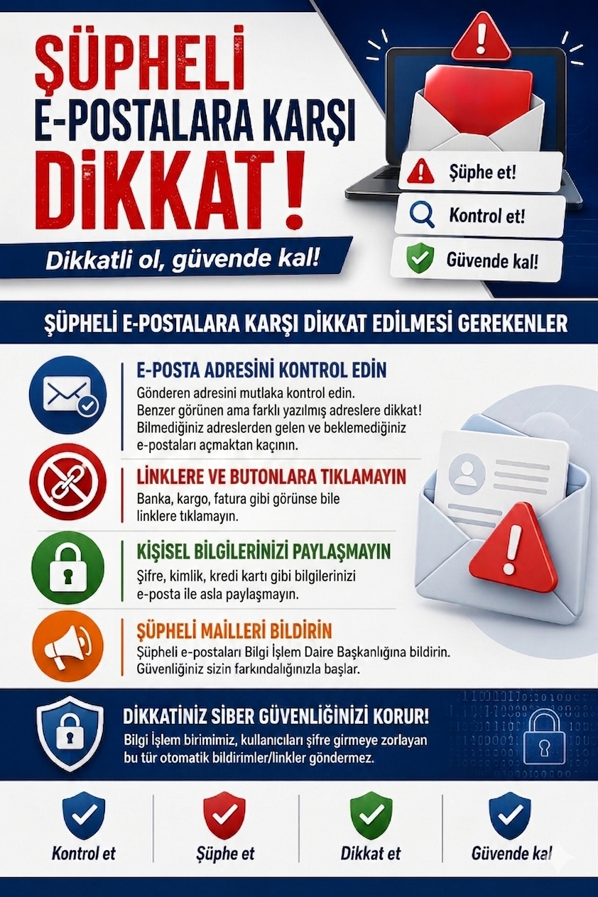 ŞÜHPELİ E -POSTA GÖRSELİ