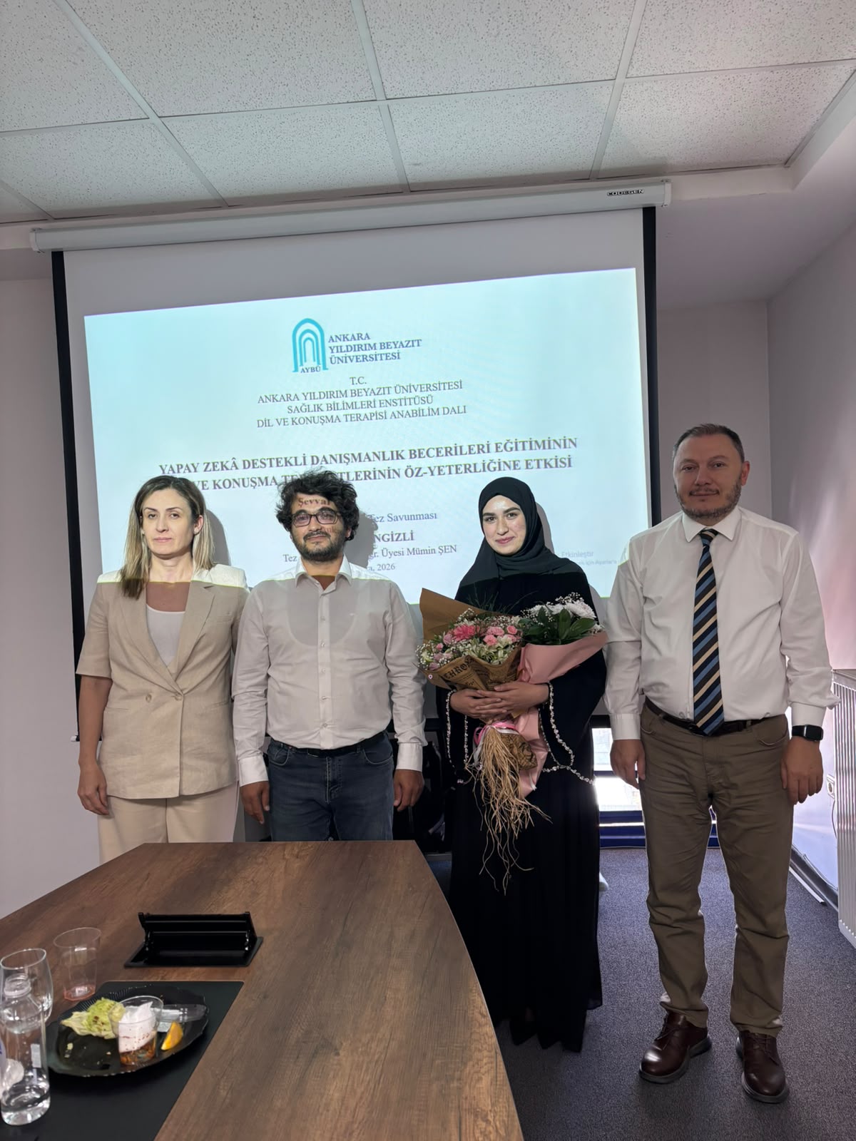 Ana bilim dalı öğrencilerimizden Şevval SATOĞLU yüksek lisans tezini başarıyla savunmuştur.