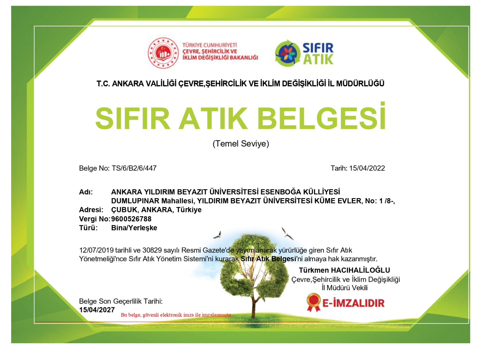 sertifika