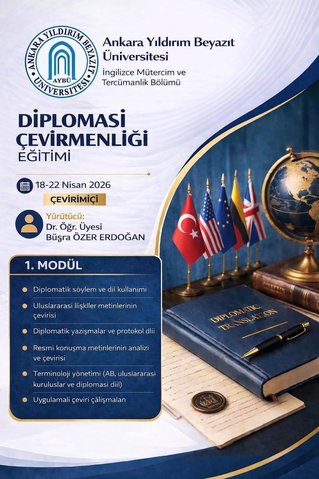 Diplomasi Çevirmenliği Eğitimi