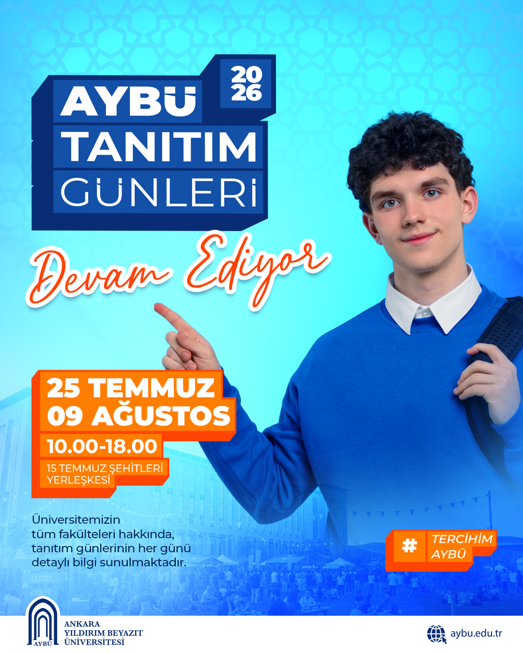 AYBÜ 2026 TANITIM GÜNLERİ AFİŞİ