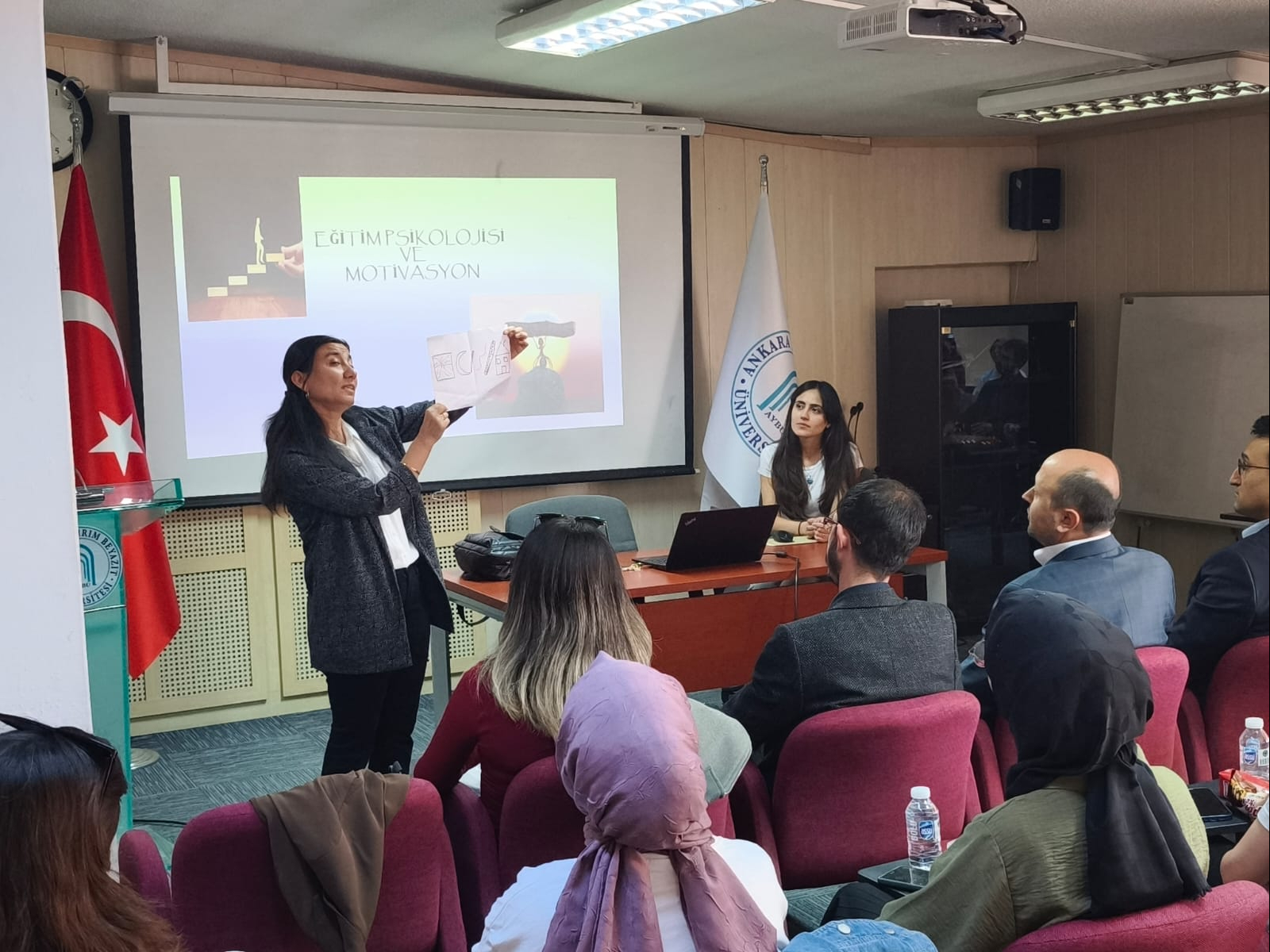 Filistinli öğrencilerin ülkemize uyum çalışmaları kapsamında 2025 yılında konuşma etkinliği düzenlenmiştir.