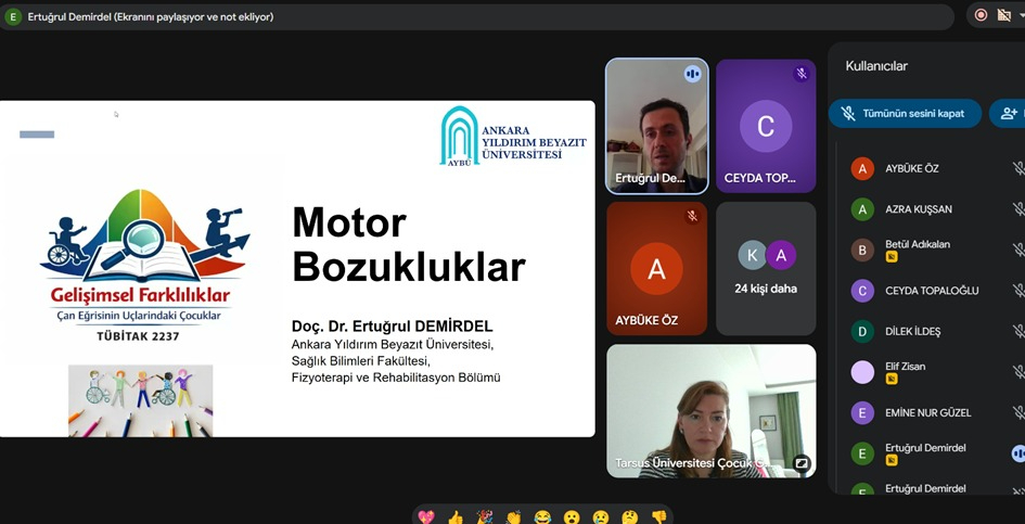 Motor bozukluklar eğitimi sunumu