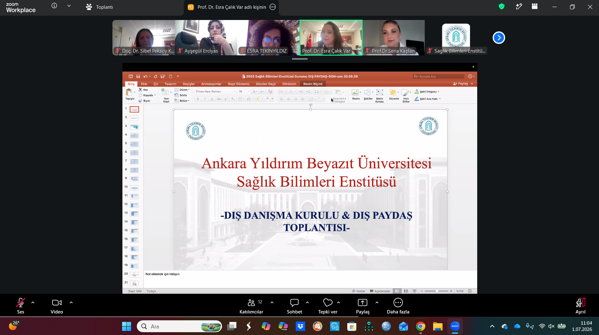 Dış Paydaş Toplantısı