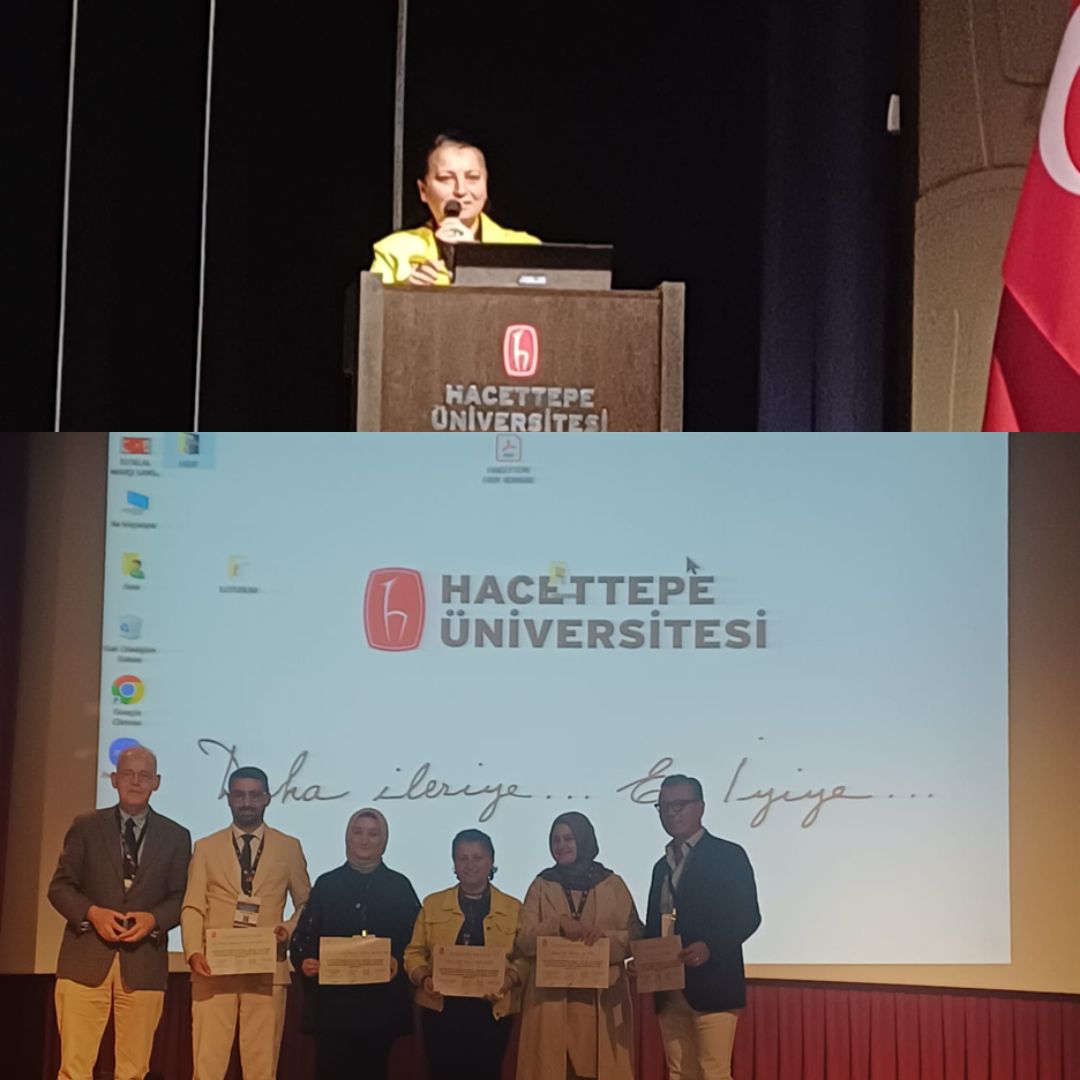 Görsellerde, XI. Uluslararası Katılımlı Odyoloji Öğrenci Kongresi’ne katılan AYBÜ Odyoloji Bölümü öğretim üyeleri ve öğrencileri yer almaktadır.
