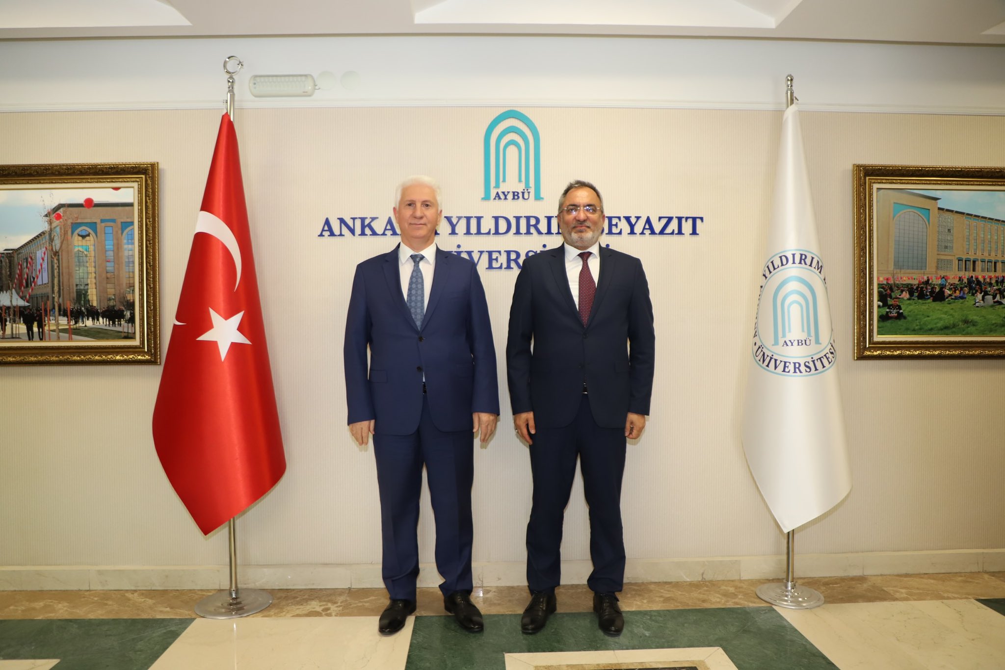 Anayasa Mahkemesi Başkanvekili Hasan Tahsin GÖKCAN'dan Rektörümüze Ziyaret