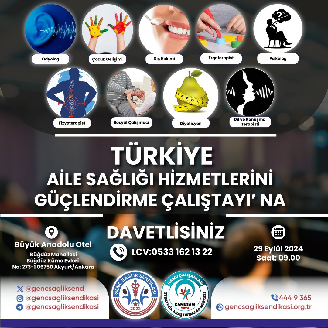 Aile Sağlığı Hizmetlerini Güçlendirme Çalıştayı Hk.