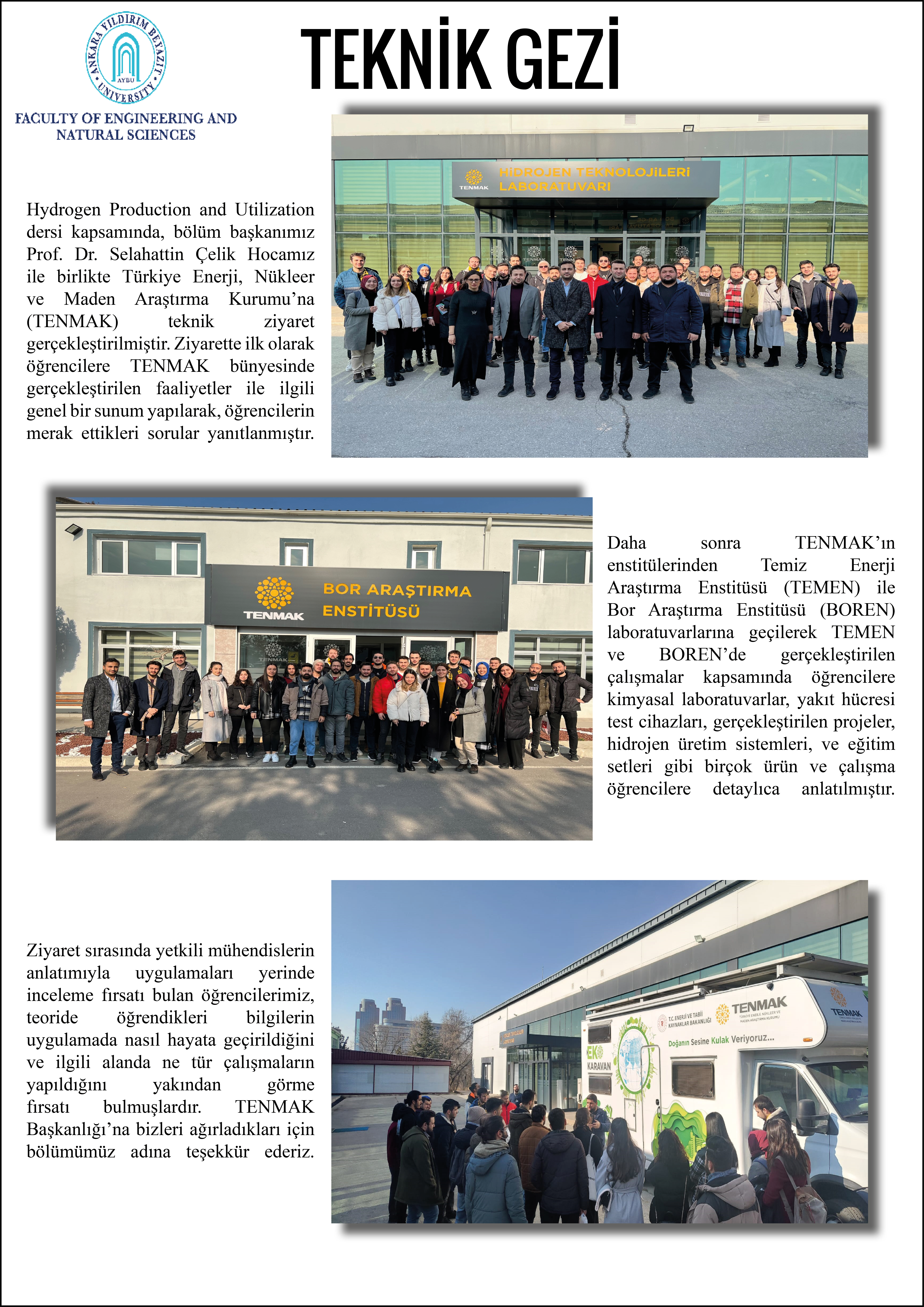 TENMAK Teknik Gezi