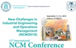 12th International NCM Conferences 2018 Call for Papers