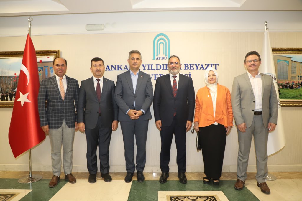 Mamak Belediyesi, YÖK Ve ASBÜ'den Rektörümüze Ziyaret