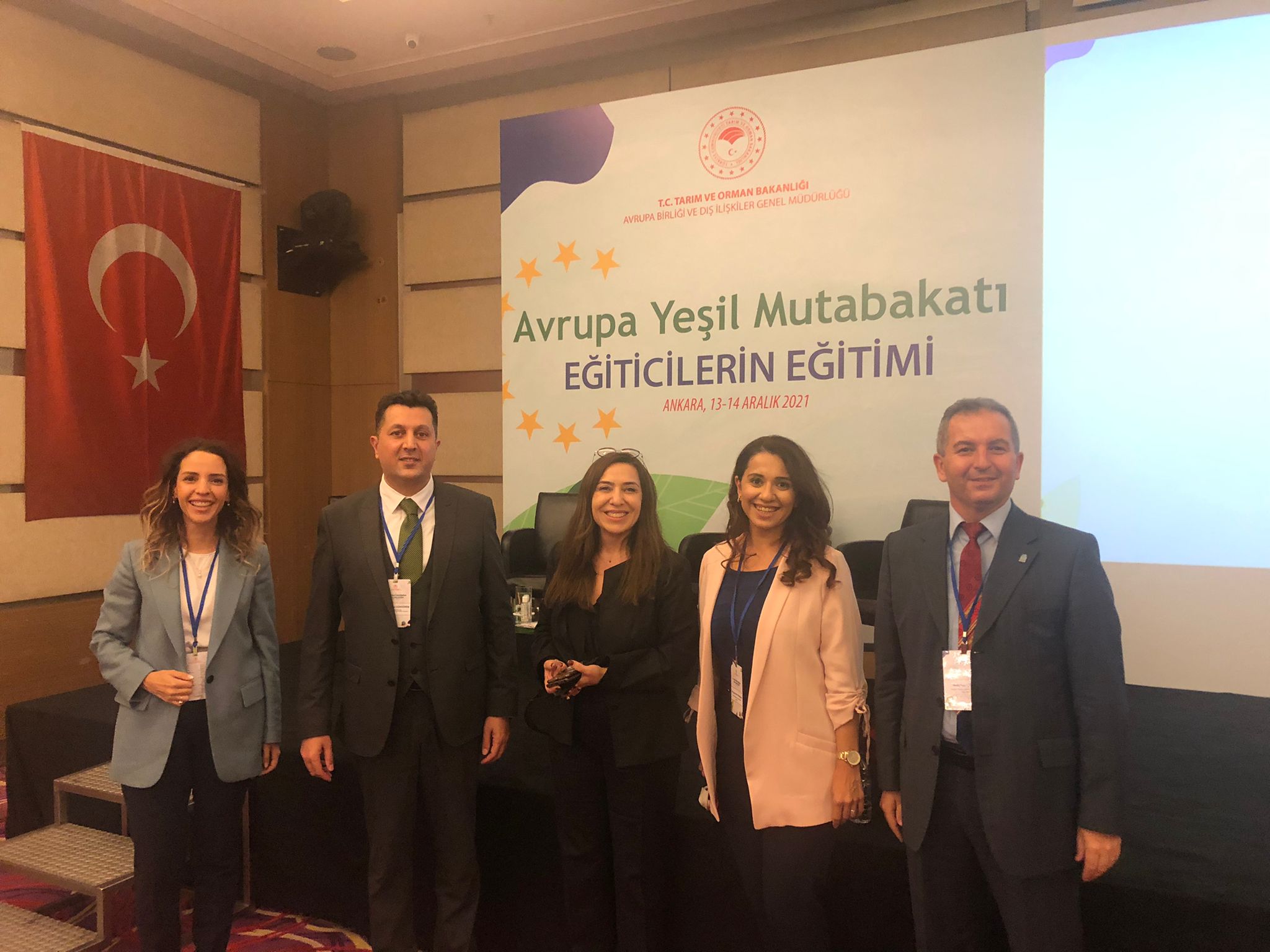 Üniversitemizi Temsilen Öğretim Görevlilerimiz Avrupa Yeşil Mutabakatı Eğitici Eğitimine Katıldı