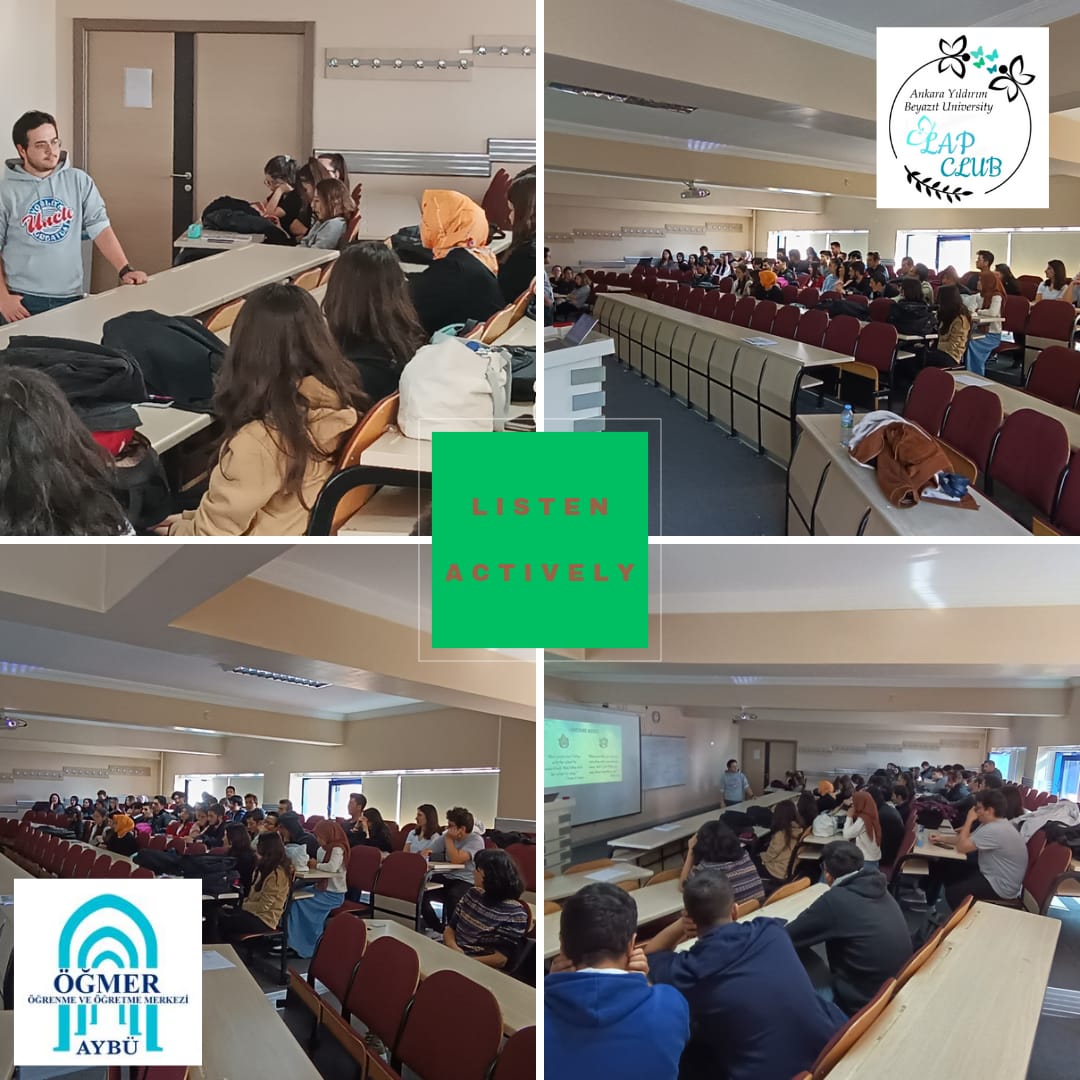 AYBU LAP Kapsamında, Akran Danışmanı Ömer Faruk Acar Tarafından “Aktif Dinleme ve Aktif Dinlemenin Kişisel Farkındalık Üzerindeki Etkisi” Üzerine LAP Kulüp Oturumu Gerçekleştirildi