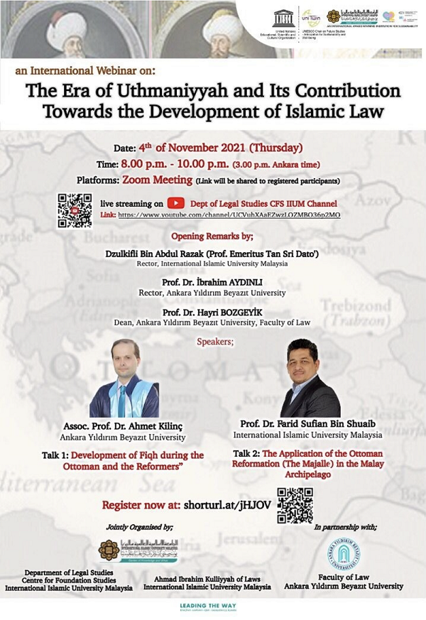 Fakültemizin Öğretim Üyelerinden Doç. Dr. Ahmet Kılınç, Fakültemiz ile Malezya Uluslararası İslam Üniversitesi Tarafından Birlikte Gerçekleştirilen Online Konferansa Katılmıştır