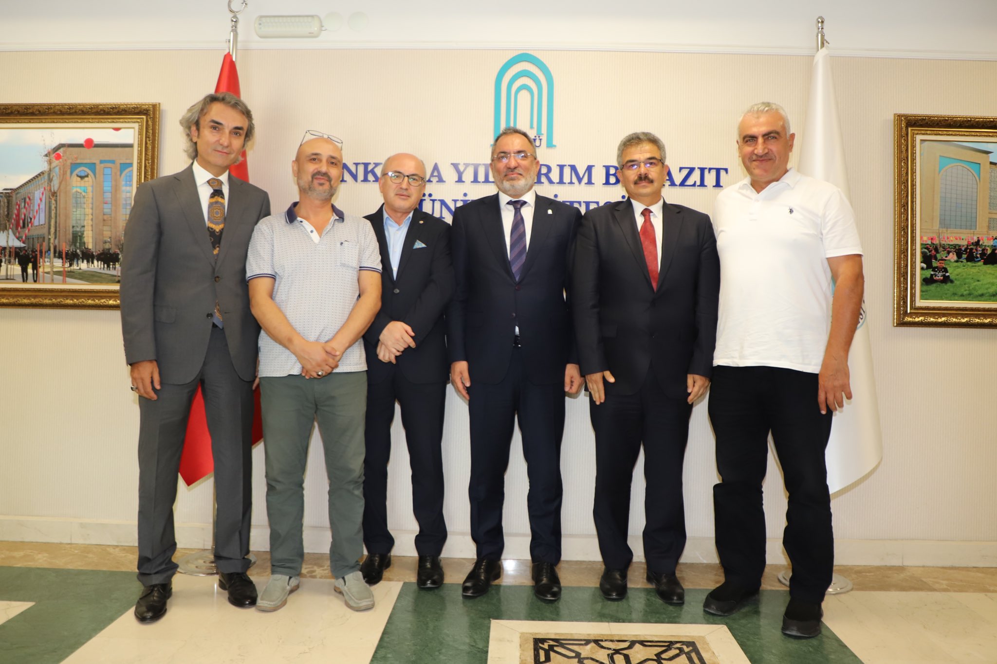 Yargıtay ile Kültür ve Turizm Bakanlığı'ndan Rektörümüze Hayırlı Olsun Ziyareti