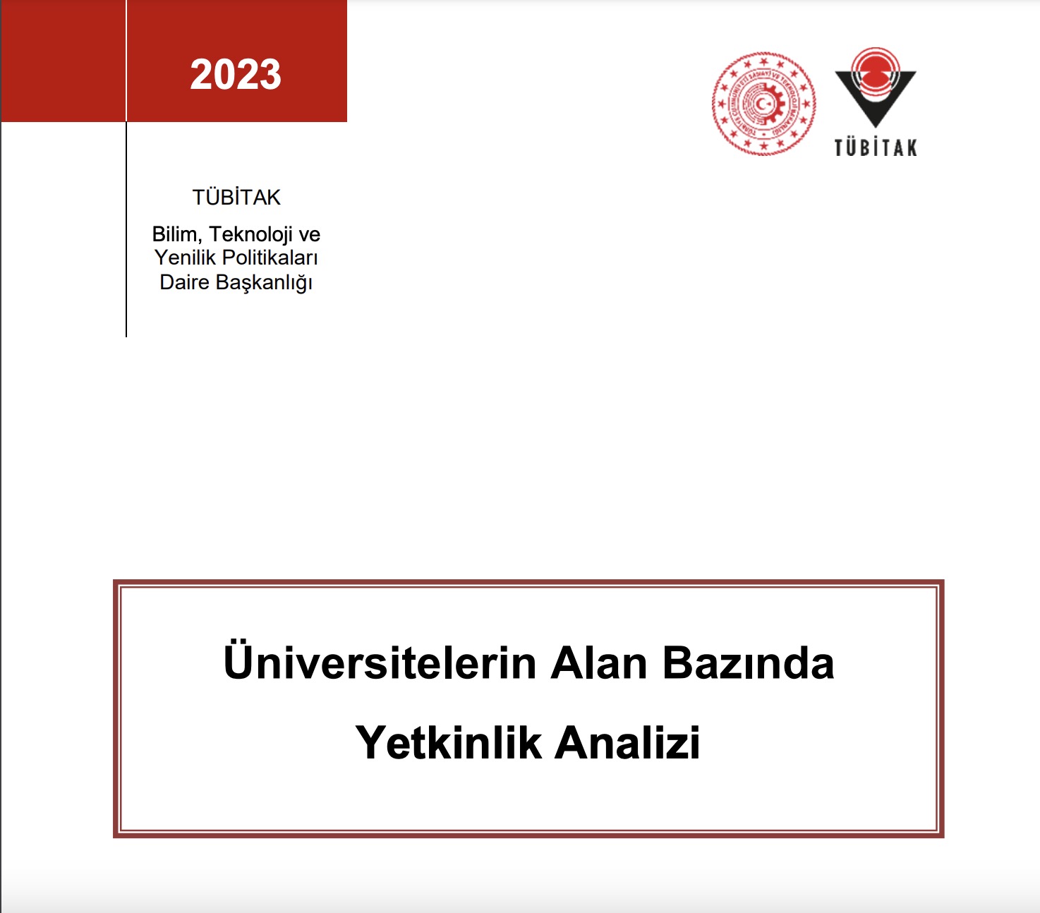 AYBU is in the Top 5 in Law (Law Top 5), According to 2023 TÜBİTAK Data.