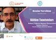 İnsan ve Toplum Bilimleri Fakültemiz, Sosyoloji Bölüm Başkanı Prof. Dr. Cevat Özyurt, ‘Benim Tercihim’ Programına Konuk Oldu