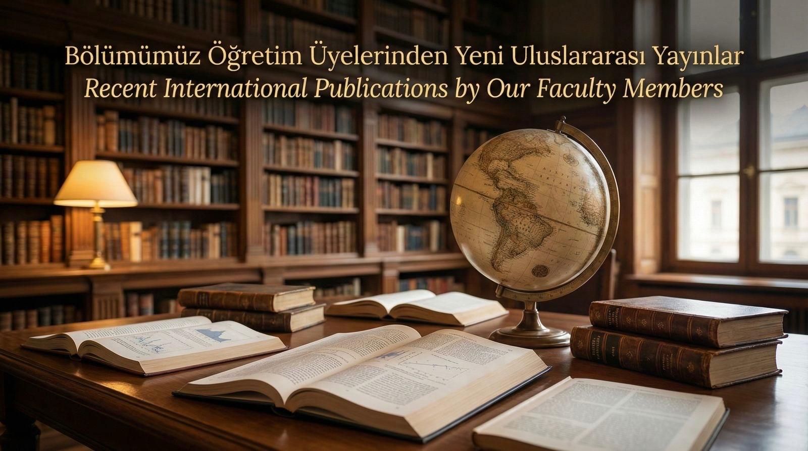 Recent International Publications by Our Faculty Members