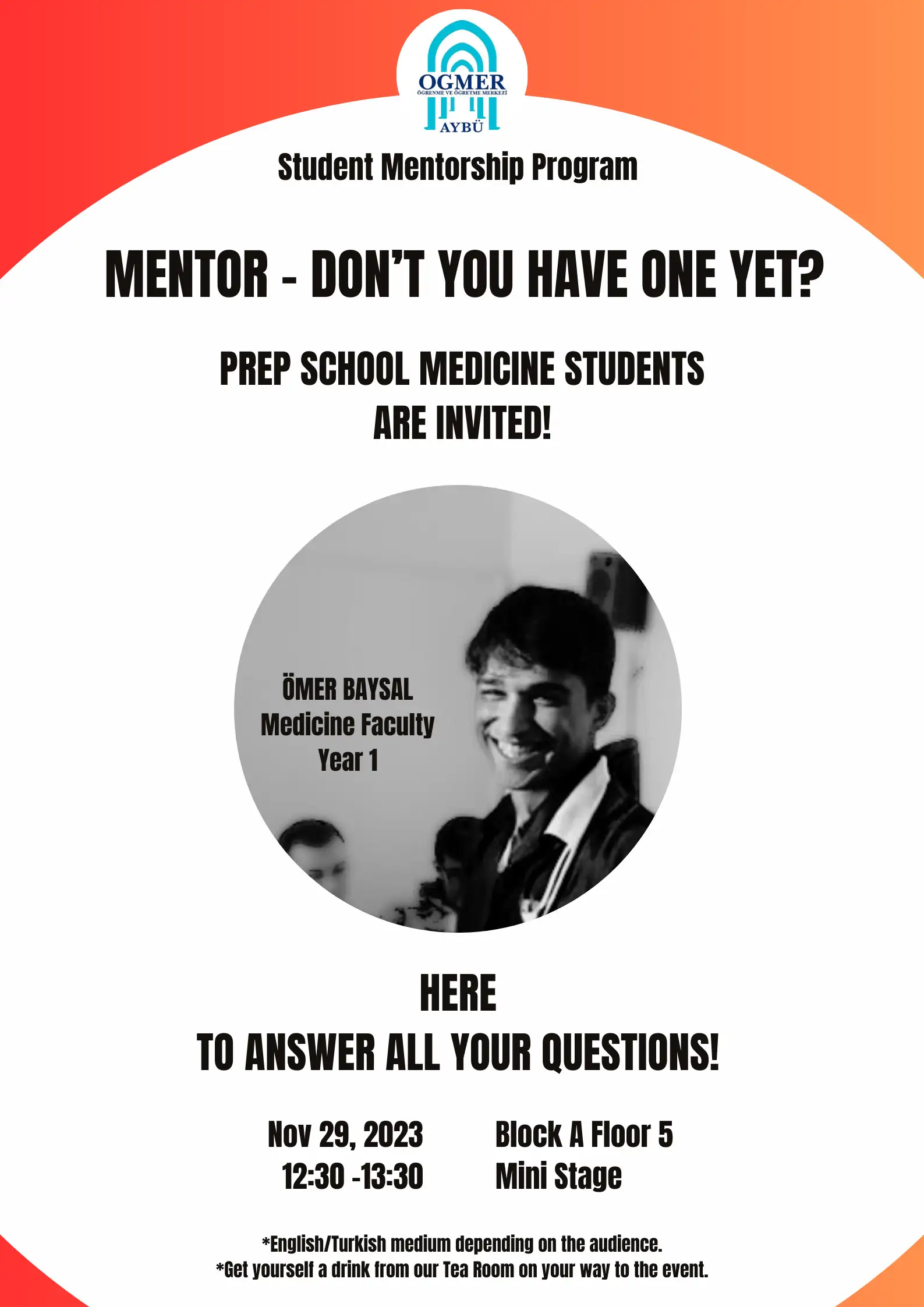 ÖĞMER, Tıp Fakültesi öğrencilerini buluşturduğu bir söyleşi gerçekleştiriyor!