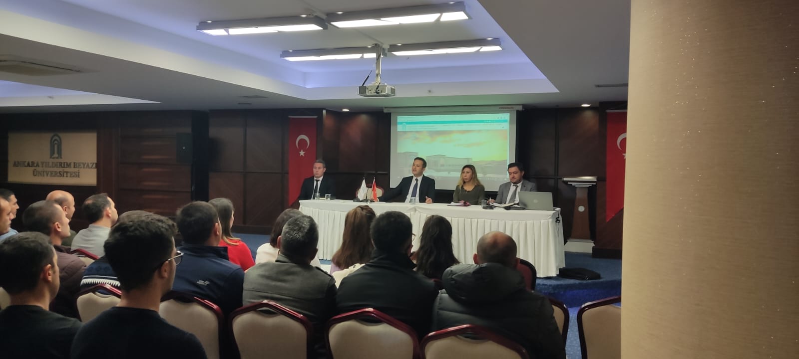 An In-service Training Meeting was held by AYBU Directorate of Administrative and Financial Affairs