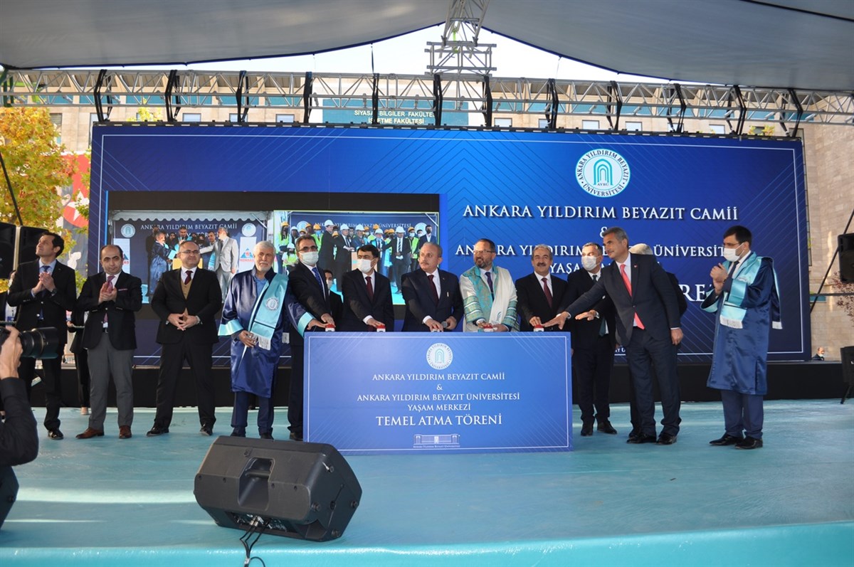 Türkiye Büyük Millet Meclisi Başkanı Sayın Prof. Dr. Mustafa ŞENTOP'UN Katılımıyla Camimizin  Temel Atma Töreni Gerçekleştirildi