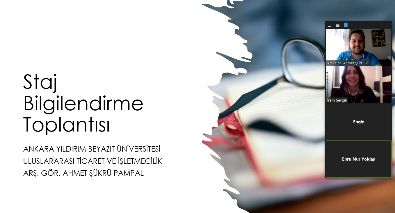 Öğrencilere yönelik zorunlu staj bilgilendirme toplantısı yapıldı.