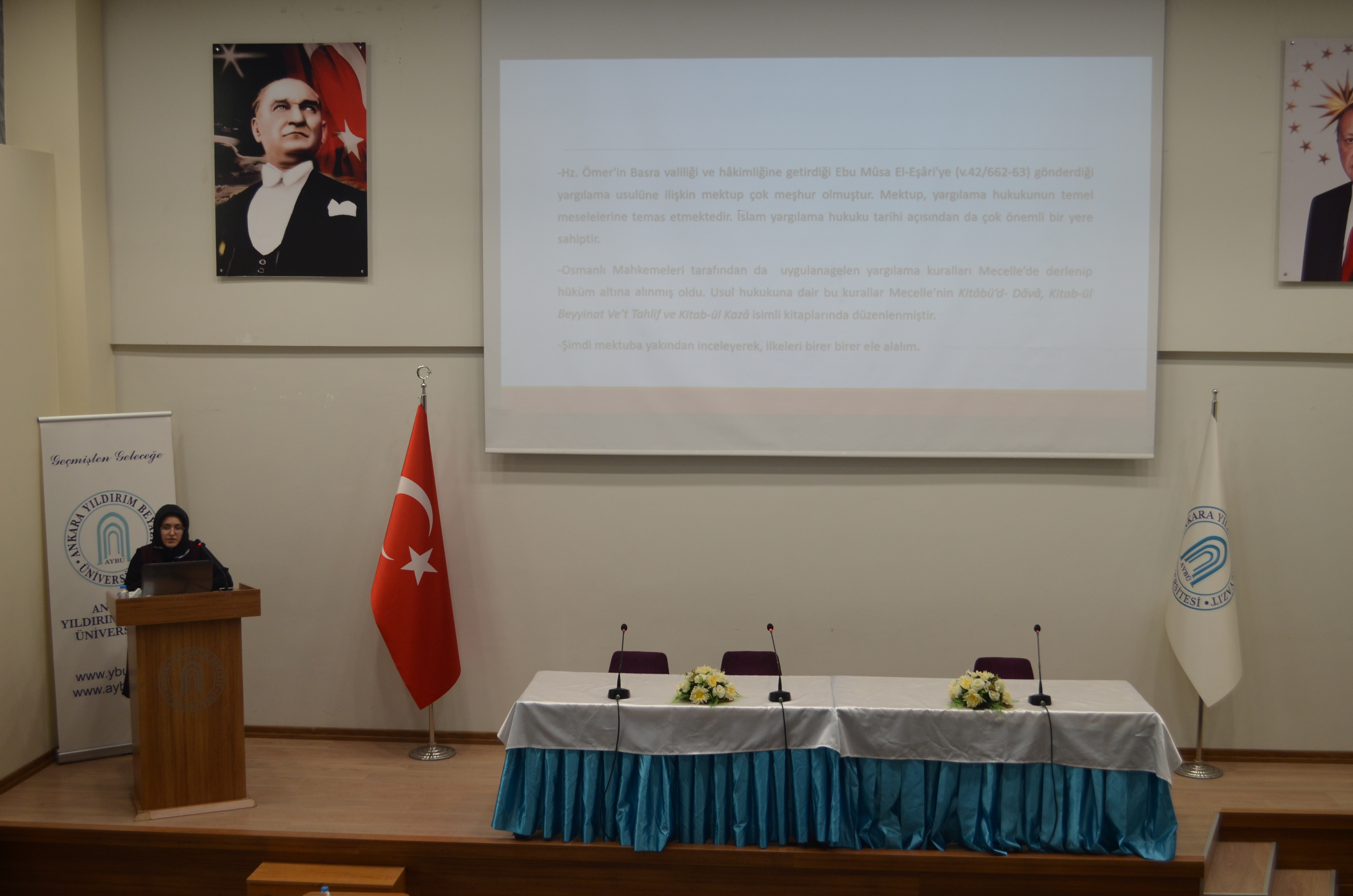 208. Çarşamba Semineri-İslam Hukukunda Yargılamanın Temel İlkeleri başlıklı sunum gerçekleştirildi (27.10.2021)