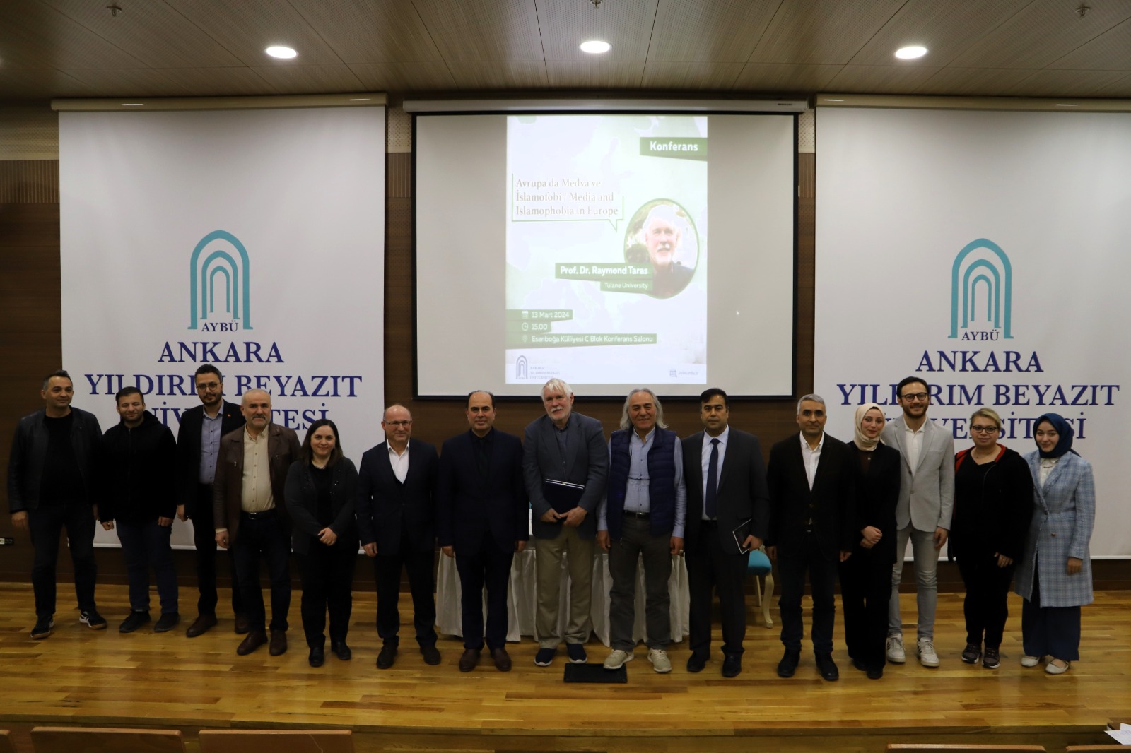 AYBÜ'de Prof. Dr. Raymond TARAS Tarafından ‘’Avrupa’da Medya ve İslamofobi’’ Konferansı Verildi